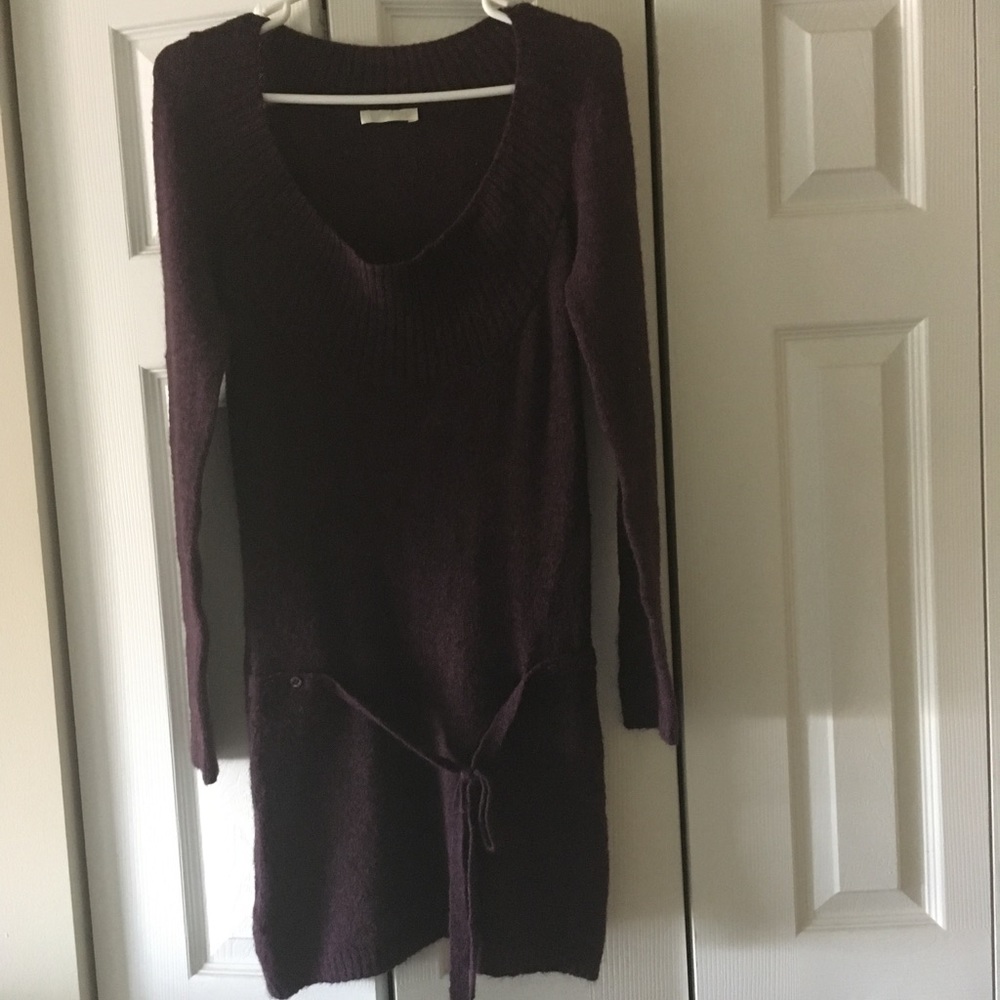 Promod purple sweater dress